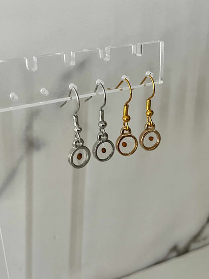 Mustard Seed Faith Earrings with gold or silver hooks, symbol of faith